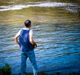 Scouting a Fishing Spot